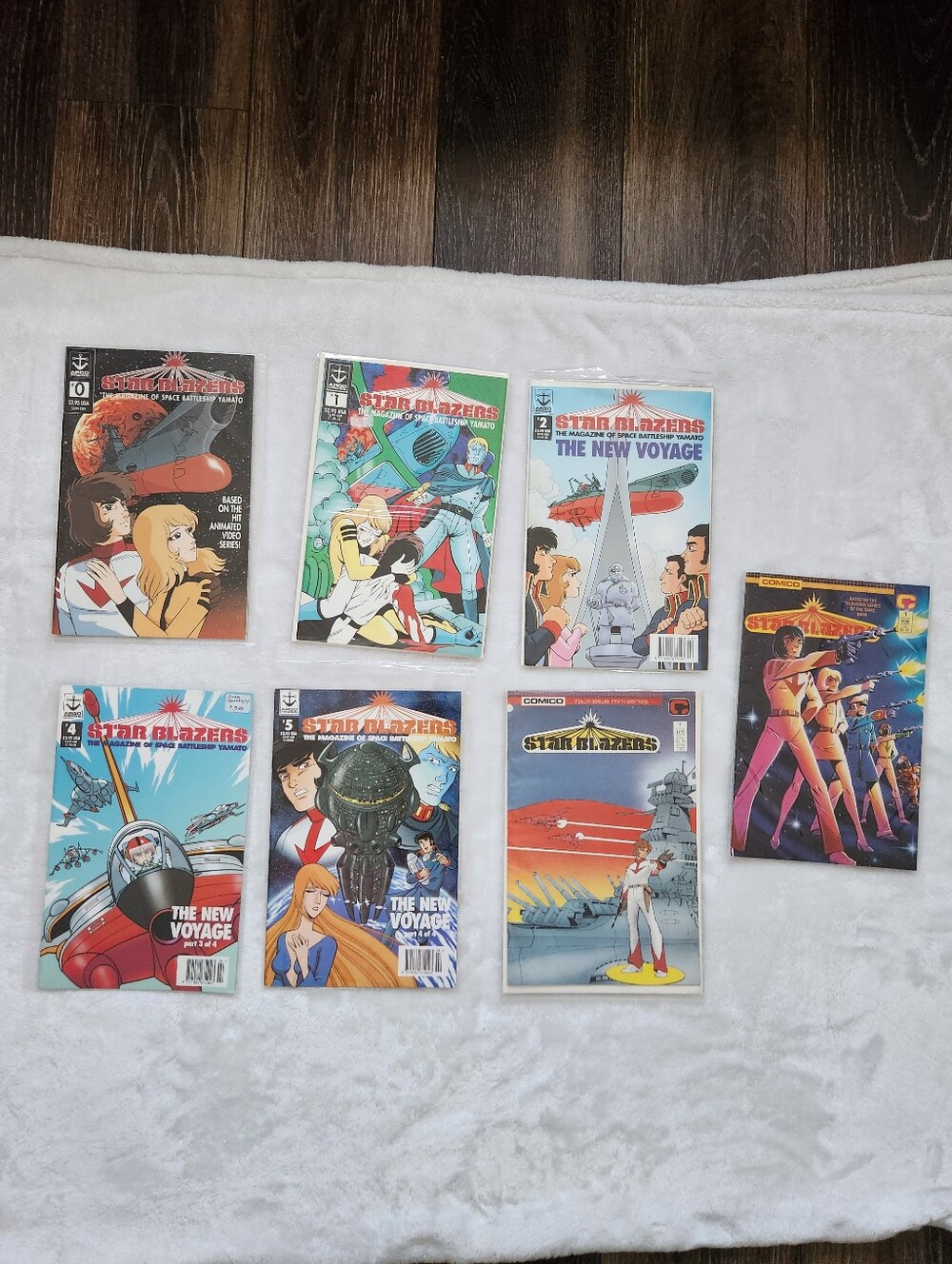 Star Blazers Space Battleship Yamato Vintage Comic Lot of 7 Comic Books Anime